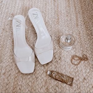 Zara Clear Strap Heel 7